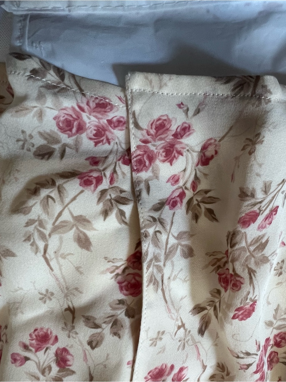 NWT Vintage Lauren Ralph Lauren 100% Silk Floral Dress & Skirt Set Cottagecore - Picture 11 of 16